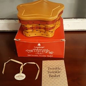 2001 longaberger tree Trimming twinkle set